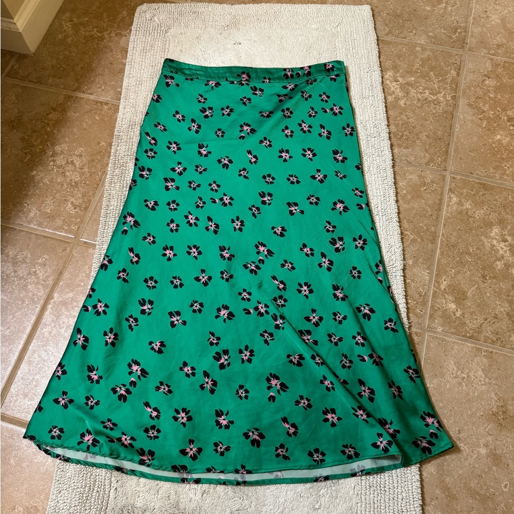 Green Midi Skirt